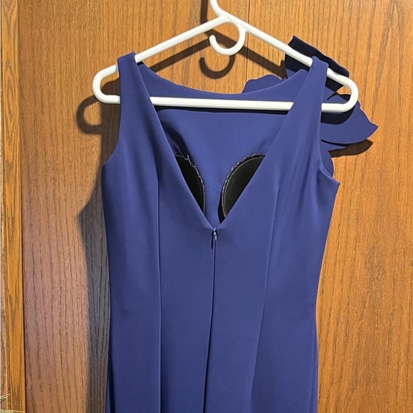 Frascara designer evening gown/mother of the bride, size 6, bright navy - Picture 3 of 5